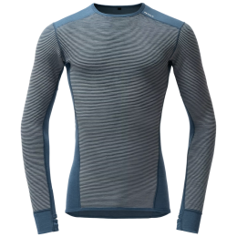 Męska koszulka Devold Reverso Merino Shirt Man niebieski Griffin
