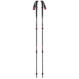 Kije trekkingowe Black Diamond Trail Pro czarny/czerwony FireRed