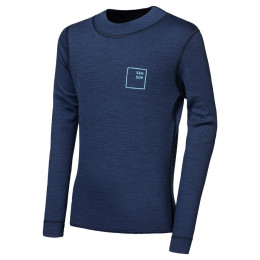 Dziecięca koszulka Sensor Merino DF Logo Up Deep Blue ciemnoniebieski Deep Blue