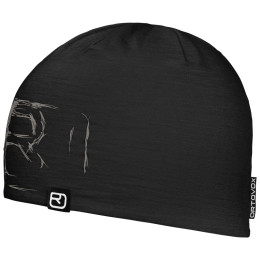 Czapka Ortovox 120 Tec Logo Beanie czarny black raven