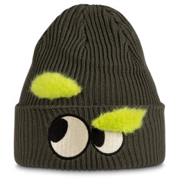 Czapka dziecięca Buff Knitted Beanie Fun zielony Eyes Beetle Green