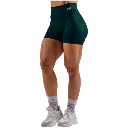 Spodenki damskie Nebbia Extra Push-Up Shorts Primal ciemnozielony DARK GREEN