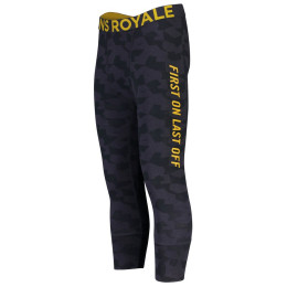 Spodnie męskie Mons Royale Shaun-off 3/4 Legging szary/żółty IronCamo