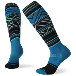 Damskie podkolanówki Smartwool W Performance Snow Trgtd Cshn Ptrn Otc niebieski OceanAbyss