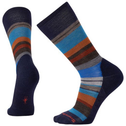 Skarpety męskie Smartwool Men's Saturnsphere czarny/niebieski DeepNavyHCardamom