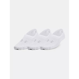 Damskie skarpety Under Armour Breathe Lite Ultra Low 3p biały White / White / Mod Gray