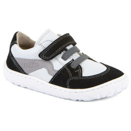 Dziecięce tenisówki Frodo Barefoot river White/Black biały/czarny