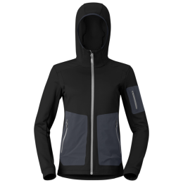 Bluza damska Norrona falketind warm2 stretch Hood czarny Caviar Black