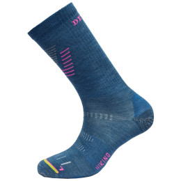 Damskie skarpety Devold Hiking Light Woman Sock niebieski Skydiver