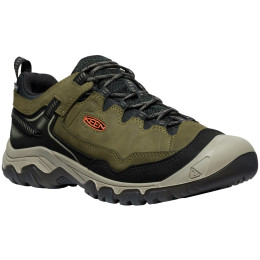 Buty męskie Keen Targhee IV WP M zielony/czarny dark olive/gold flame