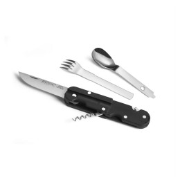 Wielofunkcyjny nóż TB OUTDOOR Bivouac Camp Knife czarny