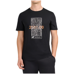 Koszulka męska 4F Tshirt M3571 czarny Deep Black