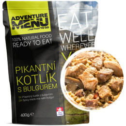 Gotowe jedzenie Adventure Menu Pikantny garnek z kaszą bulgur 400