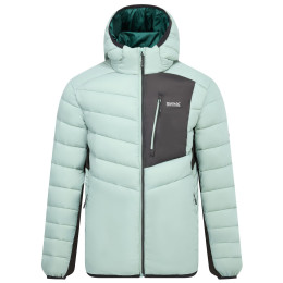Męska kurtka hybrydowa Regatta Hooded Leedre Hybrid jasnozielony GlacrGrn/Blk