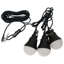 Zestaw żarówek Outwell Epsilon Bulb Set czarny/szary Black Grey