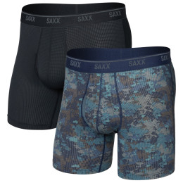 Męskie bokserki Saxx Quest Quick Dry Mesh Boxer Brief Fly 2Pk