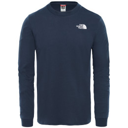Koszulka męska The North Face Simple Dome Tee Long Sleeve ciemnoniebieski UrbanNavy