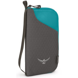 Portfel Osprey Document Zip Wallet szary/niebieski TropicTeal
