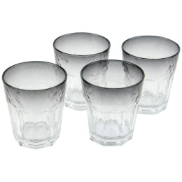 Zestaw kieliszków Bo-Camp Tumbler 200 ml - 4ks szary Smoke