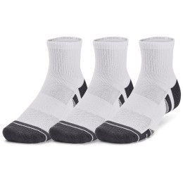 Zestaw skarpetek Under Armour Performance Tech 3pk Qtr biały White / White / Jet Gray