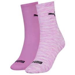 Damskie skarpety Puma Women Sock 2P fioletowy purple