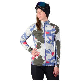 Bluza damska Northfinder Tiara beżowy/zielony multicolorprint
