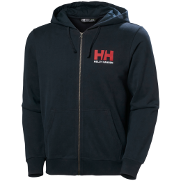 Męska bluza Helly Hansen Hh Logo Full Zip Hoodie 2.0 ciemnoniebieski Navy