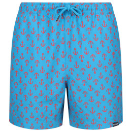 Męskie szorty Regatta Loras Swim Short m niebieski/czerwony Fluro Blue Anchor Print