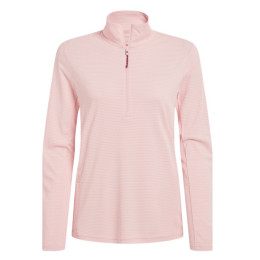 Koszulka damska Craghoppers NosiLife SolarShield+ Half Zip Top beżowy Sherbert