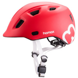 Dziecięcy kask rowerowy Hamax Thundercap czerwony Red/Silver