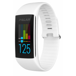 Opaska Fitness Polar Náramek A360 biały White