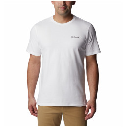 Koszulka męska Columbia North Cascades Short Sleeve Tee biały