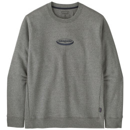 Męska bluza Patagonia Men's '95 Oval Logo Uprisal Crew Sweatshirt szary Gravel Heather