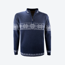 Sweter Kama 4053 ciemnoniebieski navy