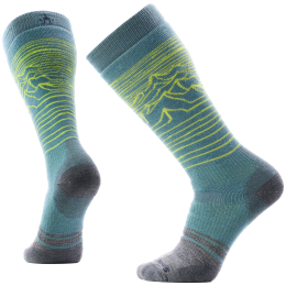 Skarpety narciarskie Smartwool Snowboard Full Cushion Iguchi OTC Socks zielony Dusty Teal