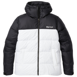 Kurtka damska Marmot Guides Down Hoody 2022 biały/czarny White/Black