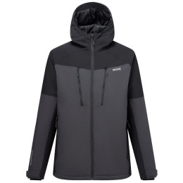 Kurtka zimowa męska Regatta Highton Stretch Padded Jacket czarny/szary Ash/Black