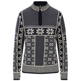 Sweter damski Dale of Norway Vardåsen Fem Sweater ciemnoniebieski/biały Marine Offwhite