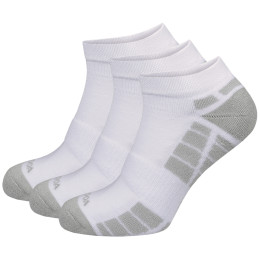 Skarpetki MOOA Silver Bamboo Low 3-pack biały/szary White/Grey