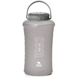 Składana butelka Zulu Wide Flask 1000 szary grey