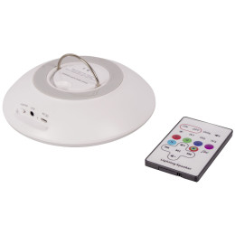 Lampa i głośnik Bo-Camp Aereola biały White