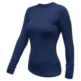 Koszulka funkcyjna damska z długim rękawem Sensor Merino Active ciemnoniebieski deep blue