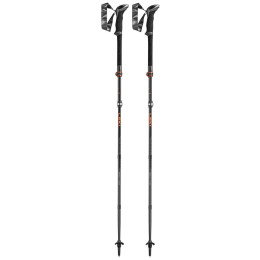 Kije trekkingowe Leki Makalu FX Carbon czarny black-orange-naturalcarbon