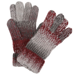 Rękawiczki Regatta Frosty Glove VI szary/czerwony Cabernet