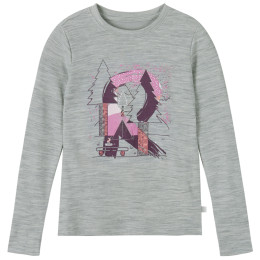 T-shirt dziecięcy Reima Viluton zarys Melange Grey