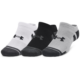 Zestaw skarpetek Under Armour Performance Tech 3pk NS szary Mod Gray / White / Jet Gray