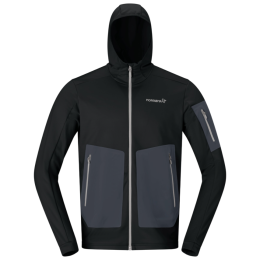 Męska bluza Norrona falketind warm2 stretch Hood czarny Caviar Black