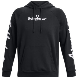 Męska bluza Under Armour Rival Fleece Graphic HD czarny Black / / White