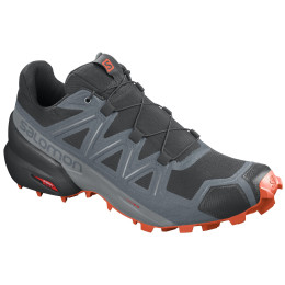 Buty męskie Salomon Speedcross 5 (2020) czarny/szary Black/StormyWeather/RedOrange