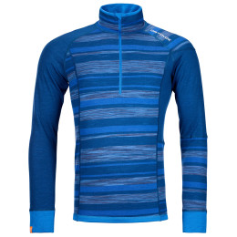 Męska bluza Ortovox 210 Supersoft Zip Neck niebieski PetrolBlue